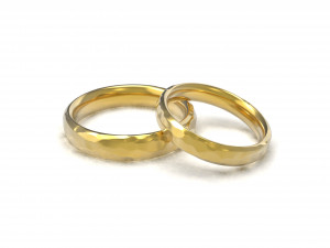 beautiful nature wedding comfort rings 3D Принт Модель