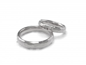 beautiful nature wedding comfort rings 3D Baskı Modeli