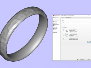 beautiful nature wedding comfort rings 3D Baskı Modeli