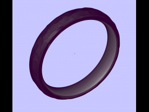 beautiful nature wedding comfort rings 3D Baskı Modeli