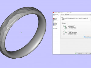 beautiful nature wedding comfort rings 3D Baskı Modeli