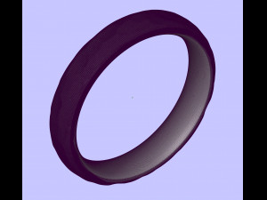 beautiful nature wedding comfort rings 3D Baskı Modeli