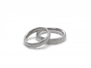 small stones texture wedding rings 3D Print Model