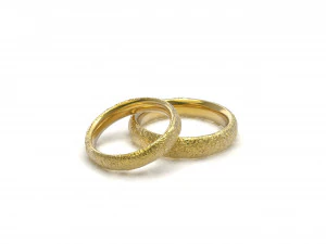 small stones texture wedding rings 3D Print Model