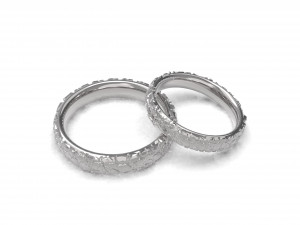 large stones wedding comfort rings 3D-printmodel