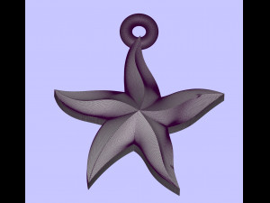 starfish 3D 打印模型