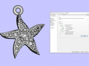 美丽的海星 3D 打印模型