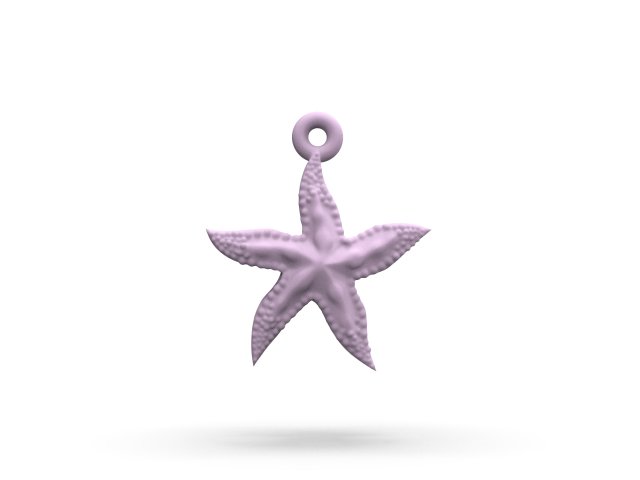 starfish dotted Modelo de impresión 3D .c4d .max .obj .3ds .fbx .stl .blend 