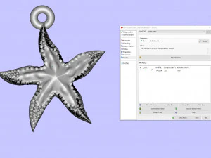 starfish dotted 3D Print Model