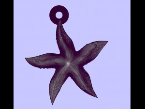 starfish dotted 3D Print Model