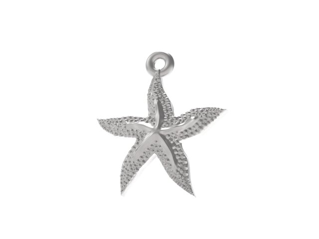 excellent starfish 3D 打印模型 .c4d .max .obj .3ds .fbx .stl .blend