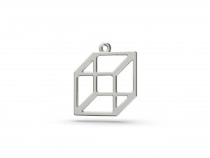 necker cube pendant Modèles 3D en vedette