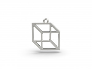 necker cube pendant Modelo de impresión 3D