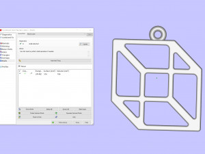 necker cube pendant Modelo de impresión 3D