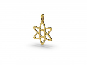 atom pendant 3D Print Model