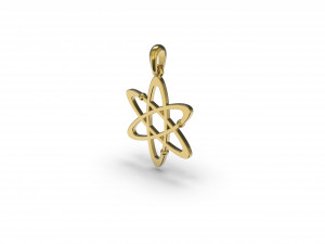 atom pendant 3D Print Model