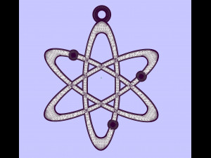 atom pendant 3D Print Model