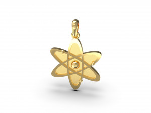 new atom Modello di stampa 3D