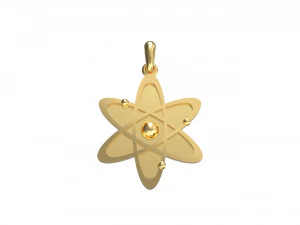 新原子 3D 打印模型