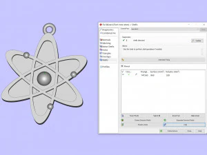 新原子 3D 打印模型