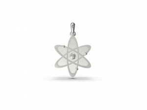 new atom with gem 3D Принт Модель