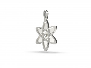 new atom with gem 3D Принт Модель
