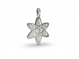 new atom with gem 3D Принт Модель