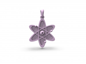 new atom with gem 3D Принт Модель