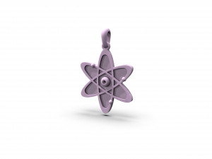 new atom with gem 3D Принт Модель