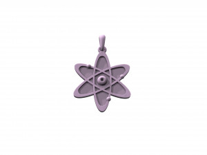new atom with gem 3D Принт Модель