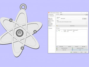 new atom with gem 3D Принт Модель
