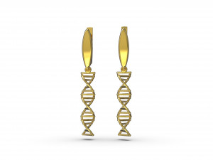 earrings dna Modèles 3D en vedette
