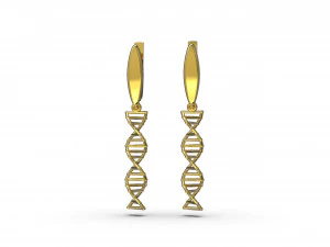 earrings dna 3D Print Model