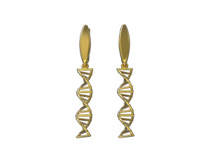 earrings dna Modèles 3D en vedette