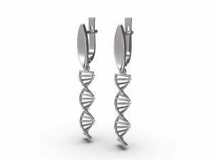 earrings dna Modèles 3D en vedette