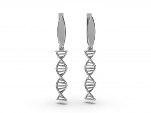 earrings dna Modèles 3D en vedette