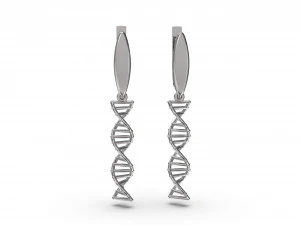 earrings dna 3D Print Model