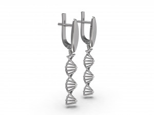 earrings dna Modèles 3D en vedette
