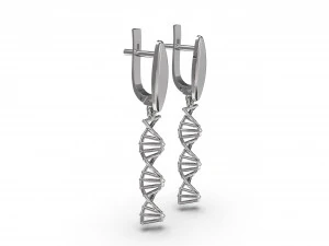 earrings dna 3D Print Model