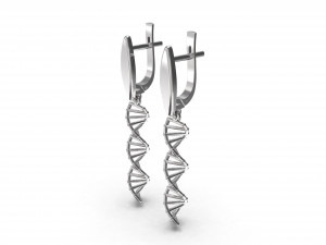 earrings dna Modèles 3D en vedette