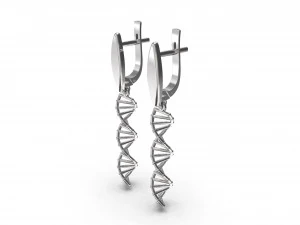 earrings dna 3D Print Model