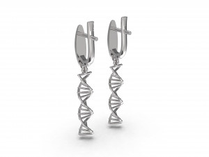 earrings dna Modèles 3D en vedette