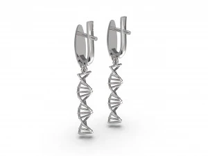 earrings dna 3D Print Model