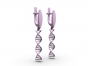 earrings dna Modèles 3D en vedette
