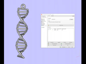 earrings dna 3D Print Model