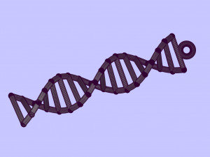 earrings dna Modèles 3D en vedette