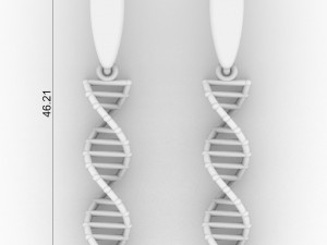earrings dna Modèles 3D en vedette