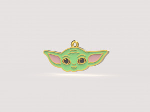 baby yoda pendant Modelo de impresión 3D