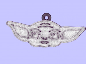 baby yoda pendant Modelo de impresión 3D