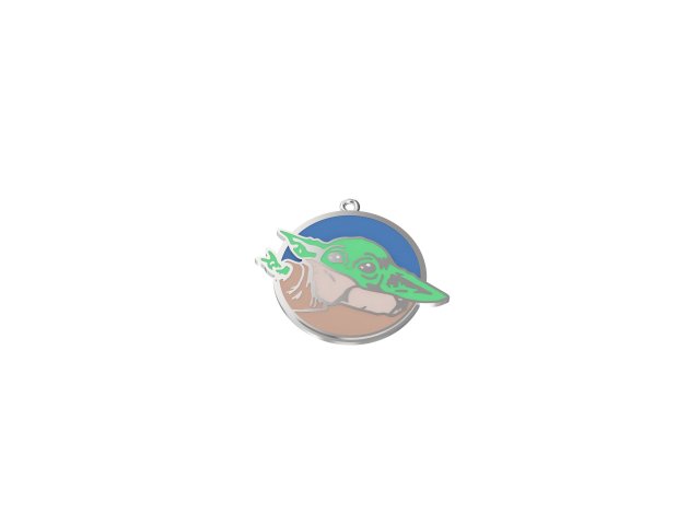 baby yoda 2 3D 프린트 모델 .c4d .max .obj .3ds .fbx .stl .blend 